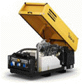 Дизель-генератор Atlas Copco модель QAX30 Мощность при 50Гц 26,7 кВТ